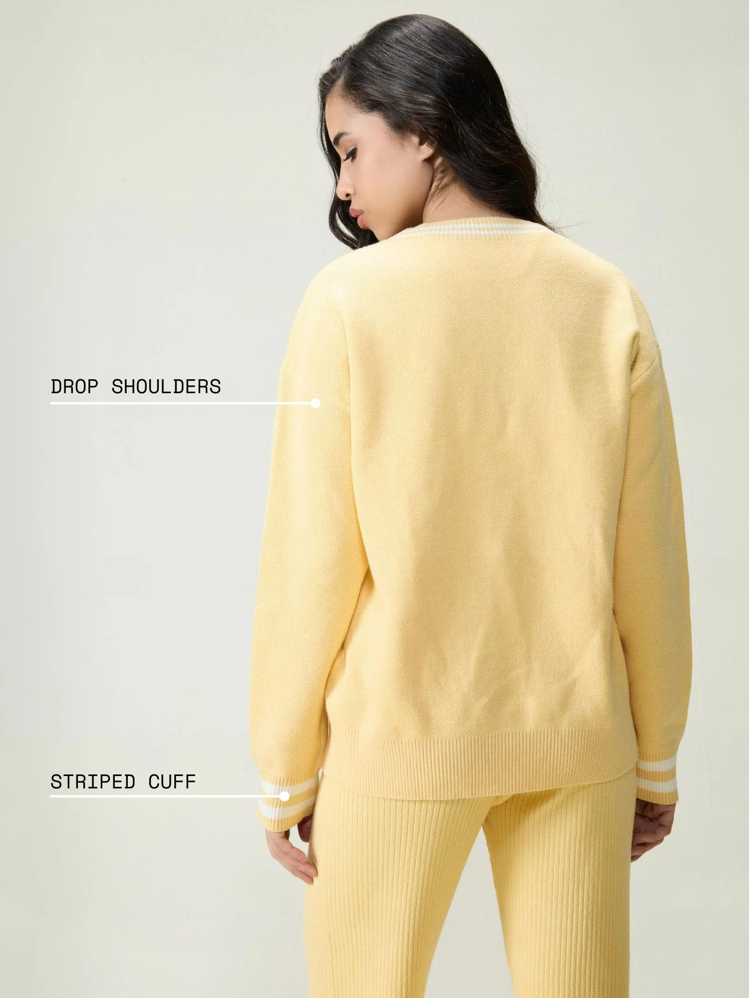 Yellow Club Cardigan - Image 4